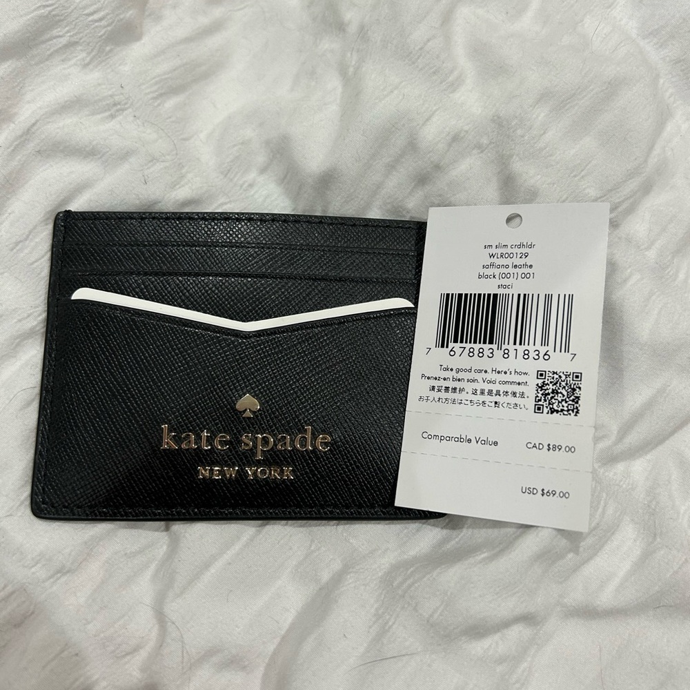 NWT Kate Spade Small Slim Card Holder